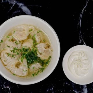 Tushbera Dumplings Soup