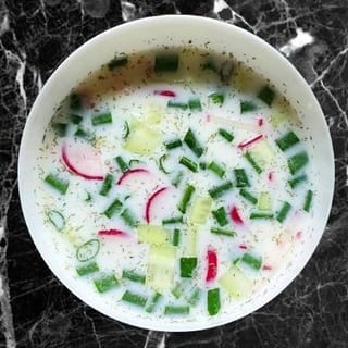 Cold Okroshka Soup