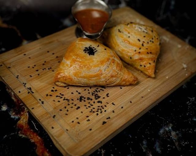 Sambusa Meat Pie.