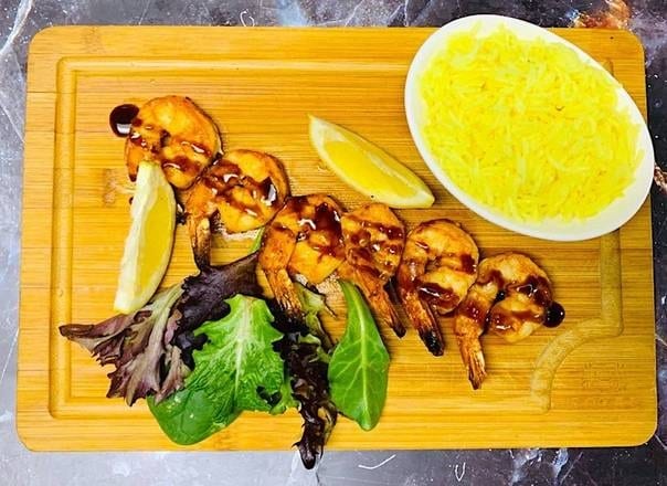 Shrimp Kebab.